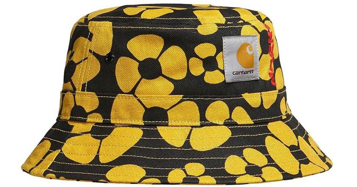 Marni Carhartt X Bucket Hat In Cotton in Yellow | Lyst