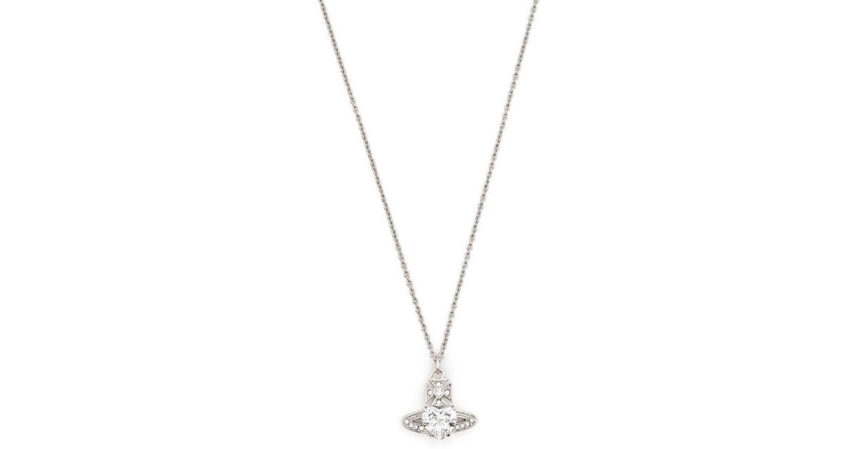 Vivienne Westwood Ariella Orb-charm Necklace In Silver | ModeSens