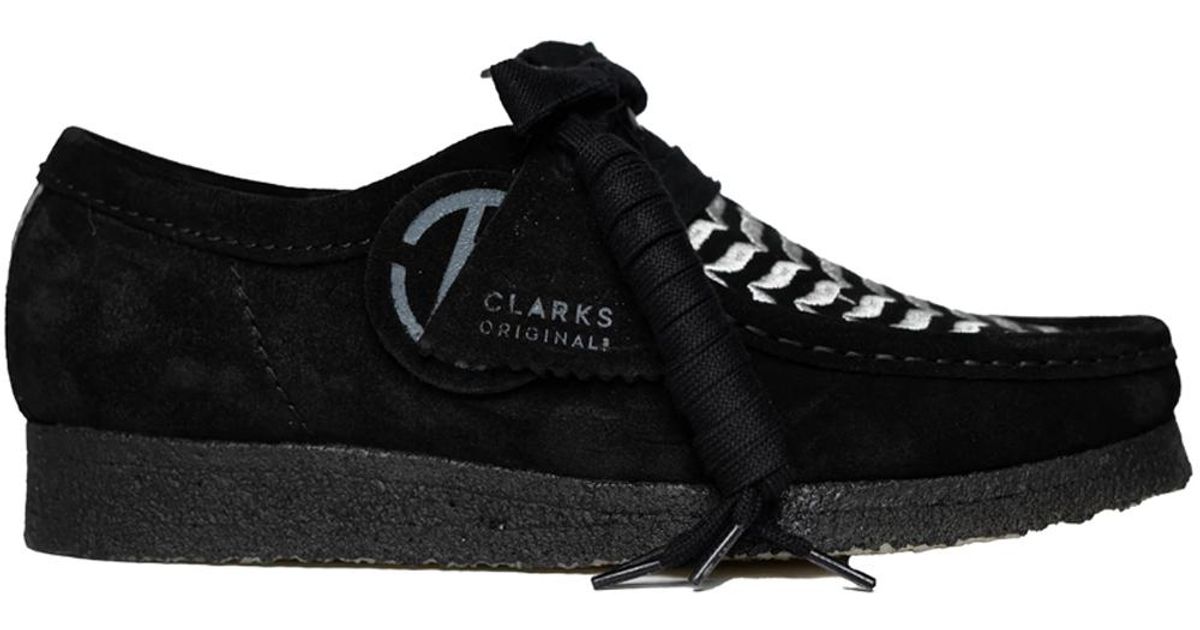 Clarks X Slam Jam Wallabee Black In Leather for Men Lyst