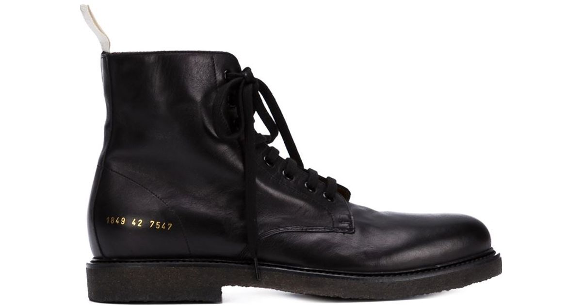 common projects leather boots