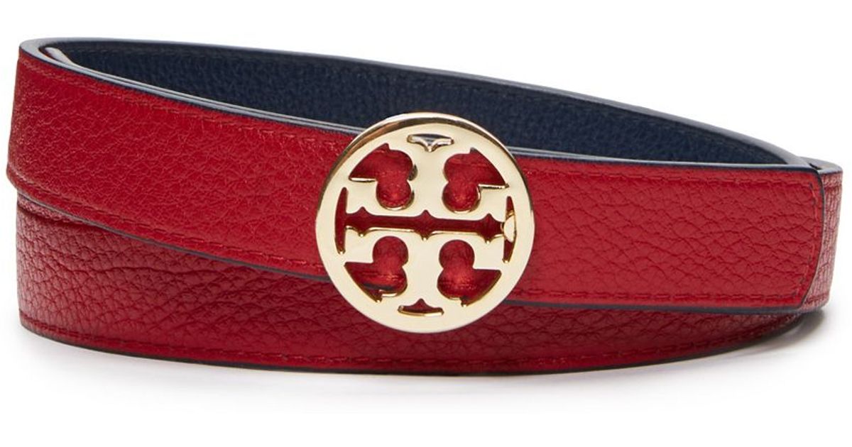 tory burch red belt