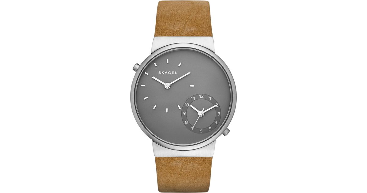 ancher leather watch