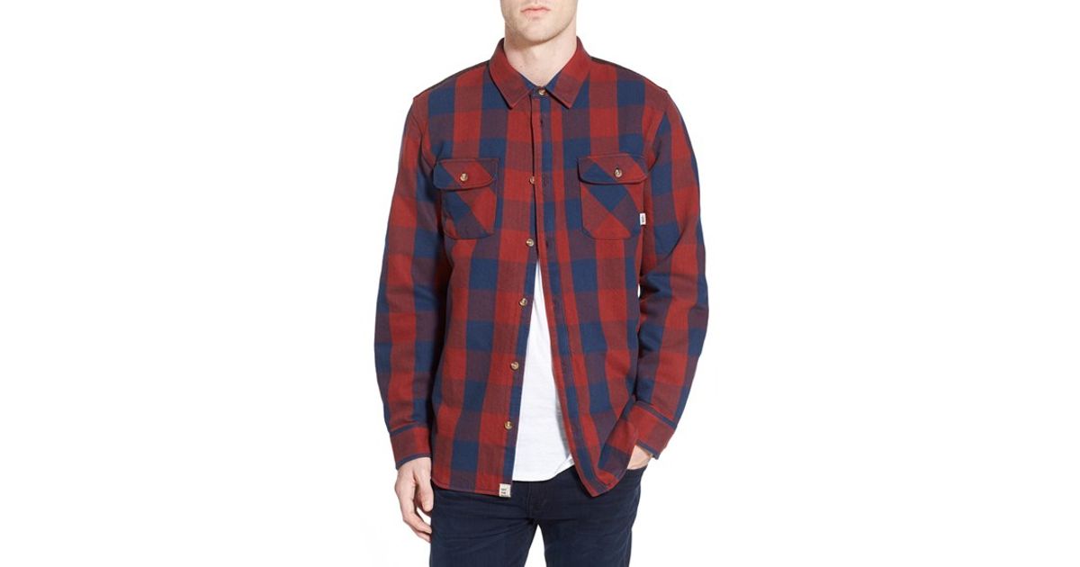 vans hixon flannel shirt