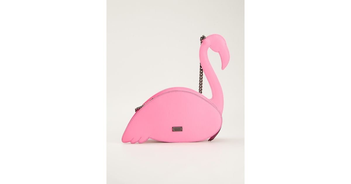 Boutique Moschino Flamingo Bag in Pink | Lyst