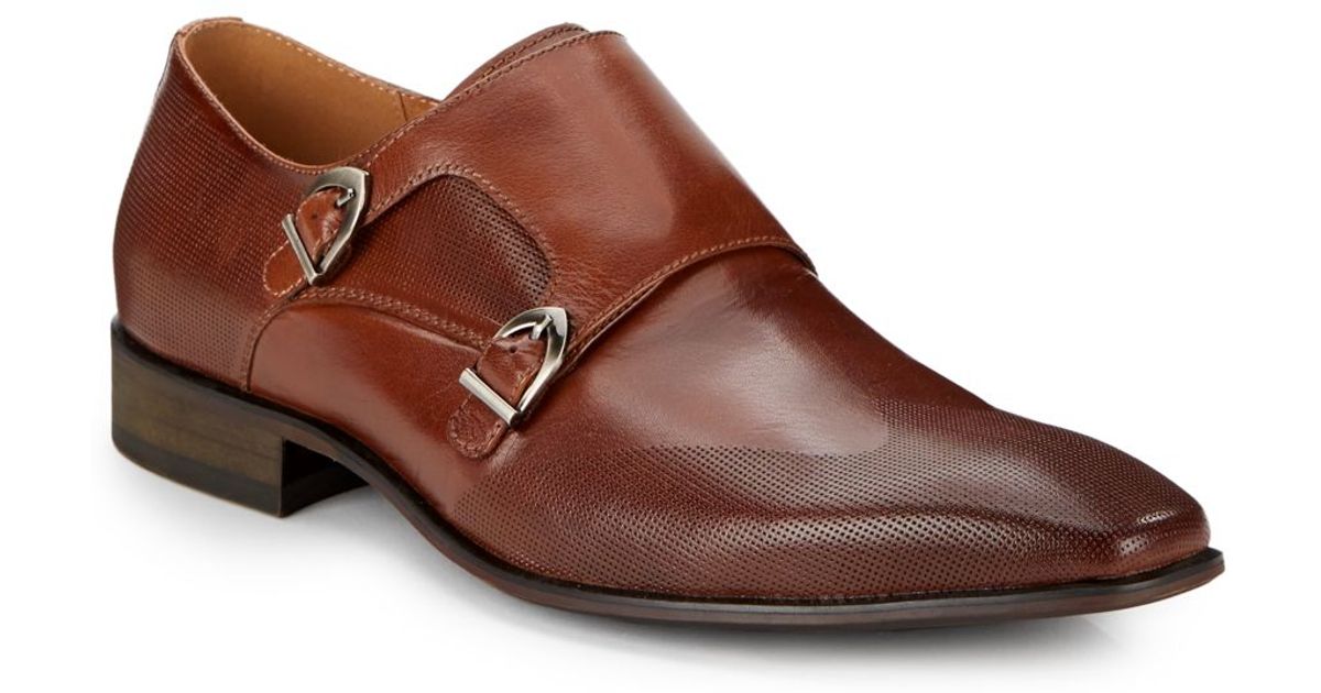 Jerney Double Monkstrap Leather Shoes 