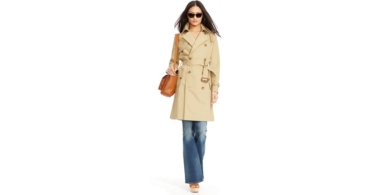 ralph lauren trench coat womens