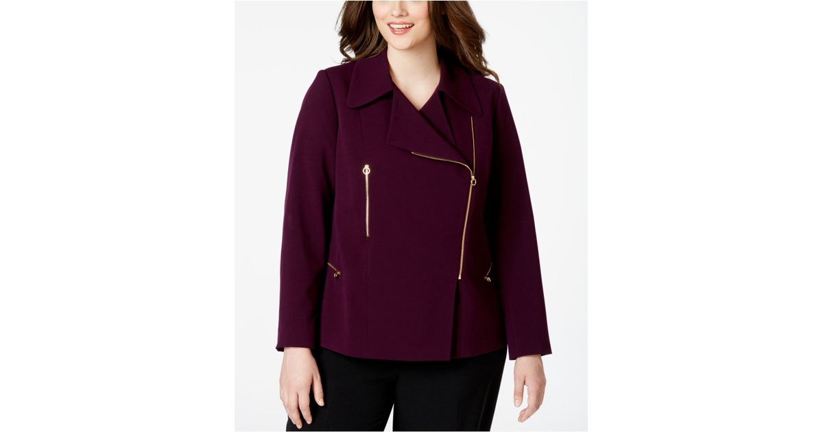 asymmetrical jacket plus size