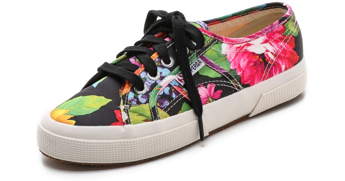 superga hawaiian floral sneakers