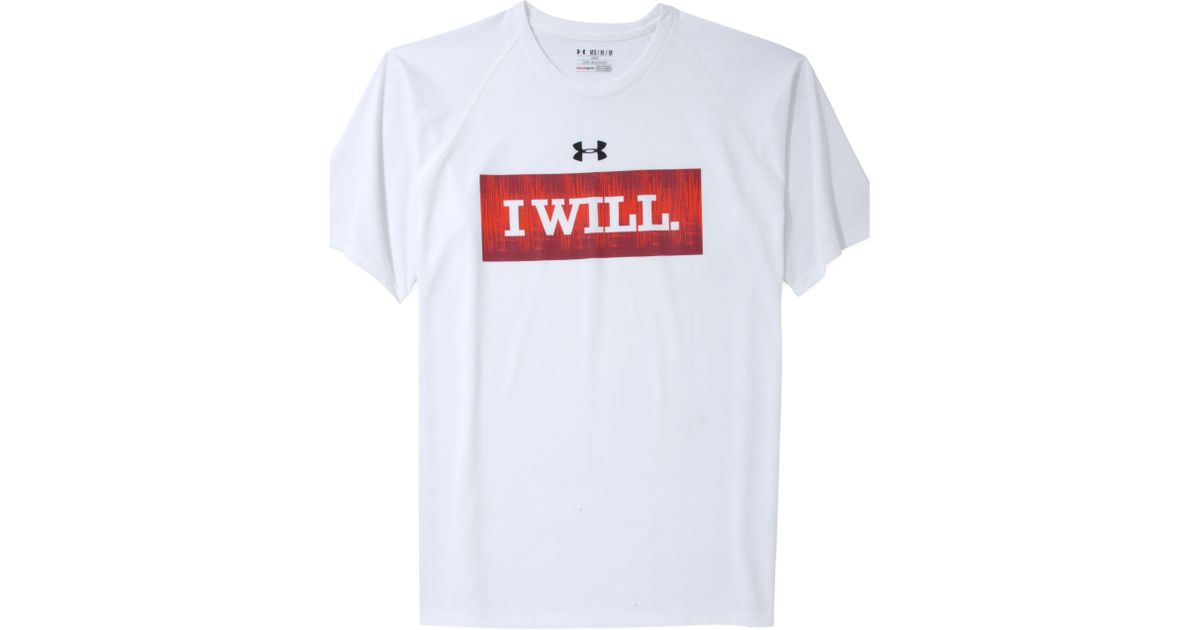 Under Armour I Will Graphic Tshirt in 