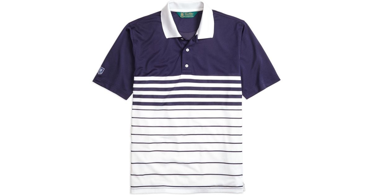 Fade Stripe Golf Polo Shirt 