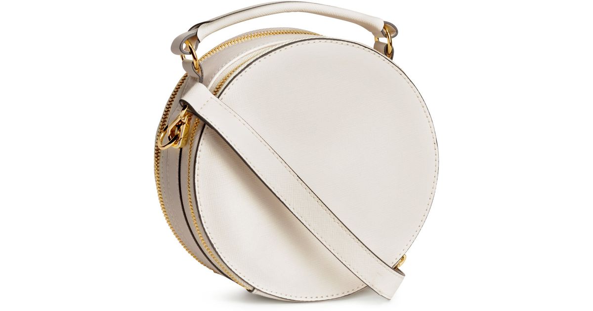 Lyst - H&M Round Shoulder Bag in White