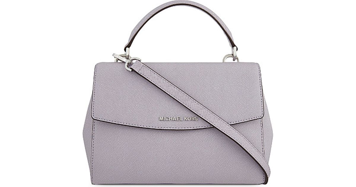 ava small saffiano leather satchel