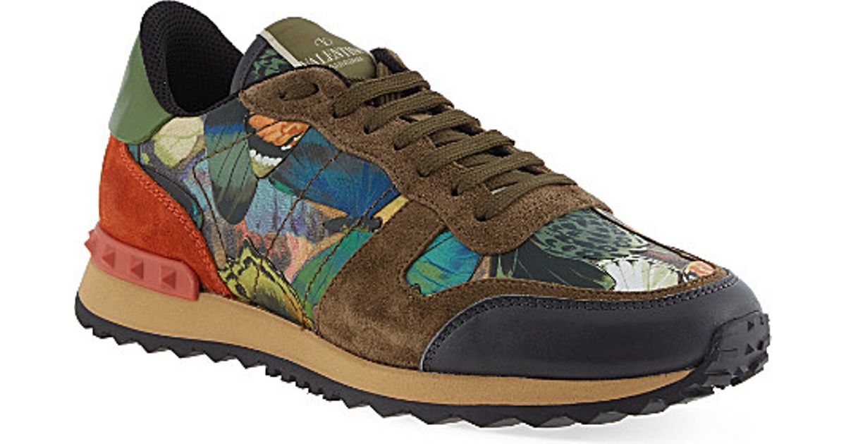 Valentino Leather Rockrunner Butterfly 