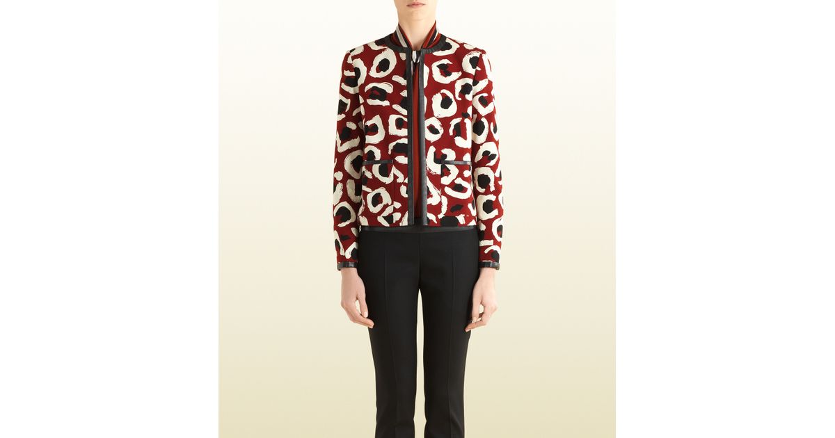 gucci animal print jacket