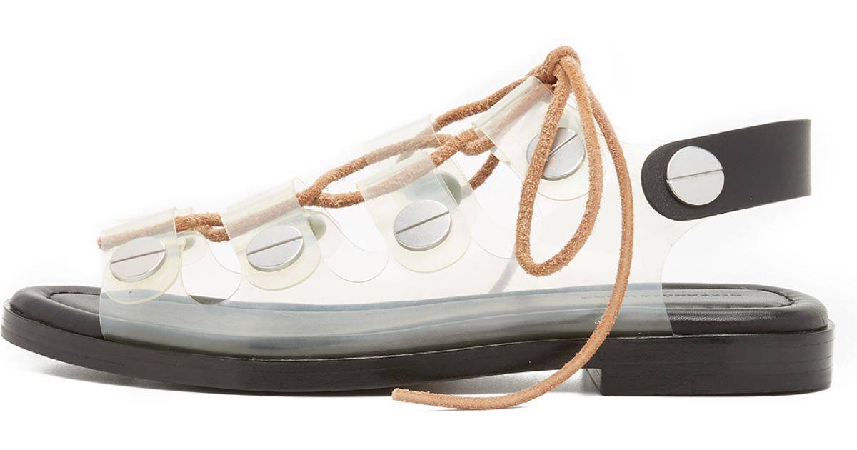 alexander wang gladiator sandals