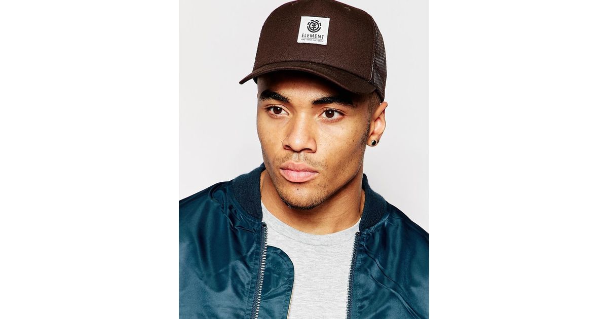 Icon Trucker Cap in Black for Men 