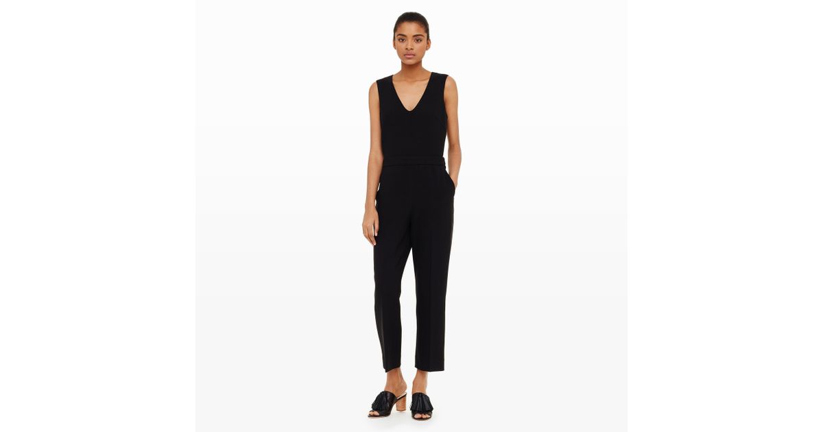 club monaco black jumpsuit