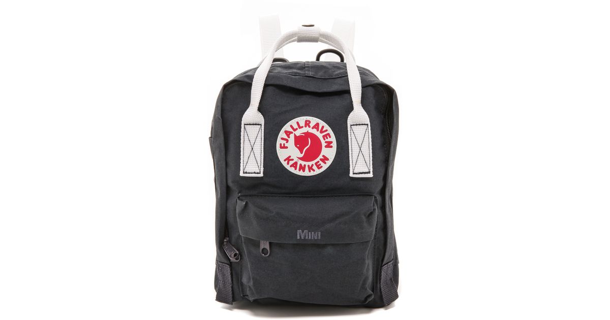 navy and white kanken