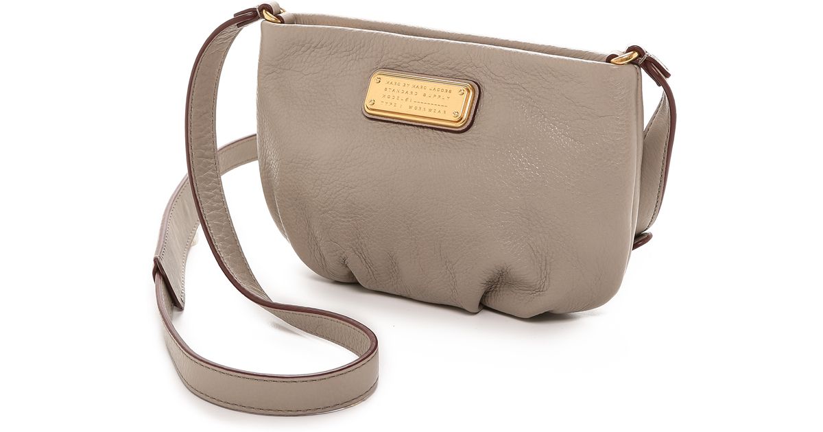 Marc By Marc Jacobs New Q Percy Cross Body Bag - Cement in Gray - Lyst
