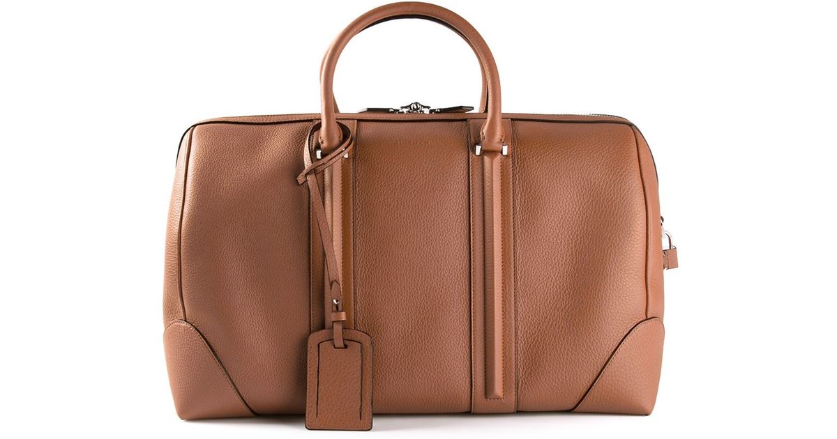 Givenchy Brown Lc Small Weekender Tote Givenchy Brown Lc Small Weekender Tote