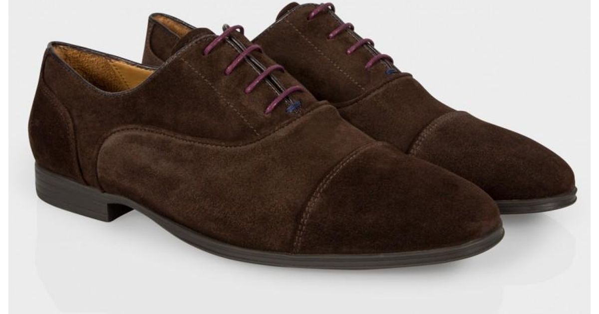 paul smith brown suede shoes