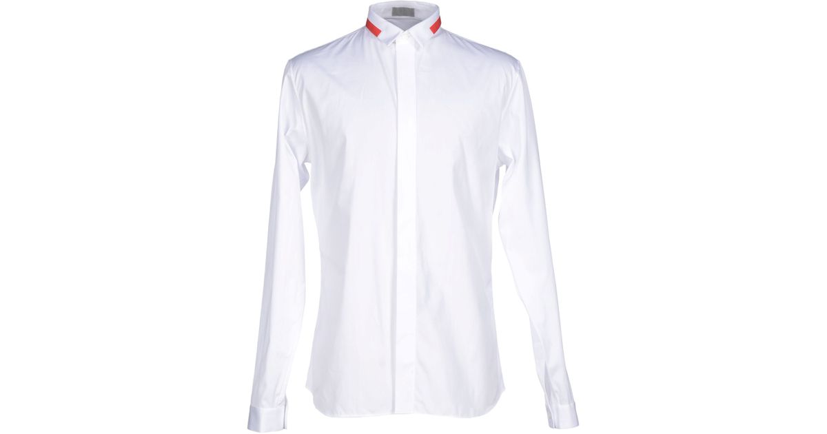 Dior Homme Shirt in White for Men | Lyst UK
