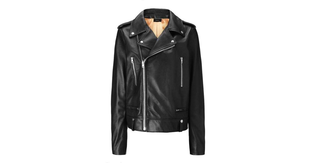 Joseph Biker Leather Ryder Jacket In Black Lyst