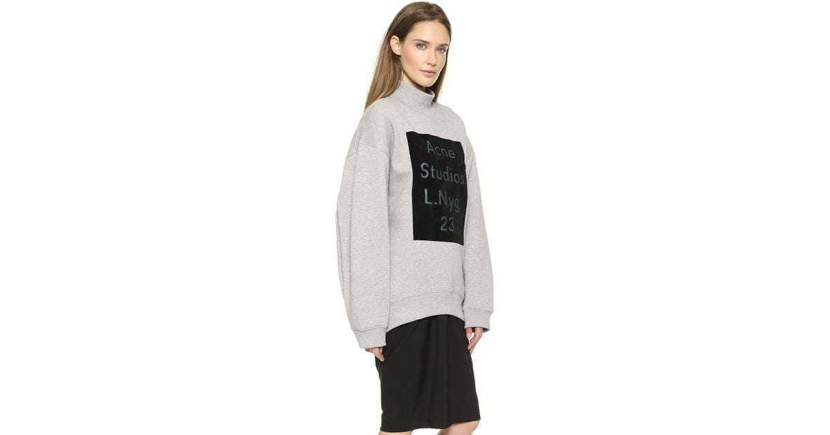 acne studios beta flock sweatshirt