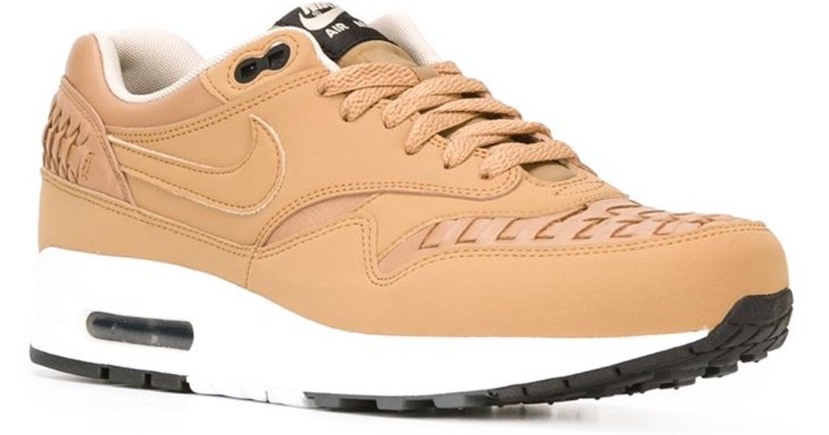 Nike 'Air Max 1' Sneakers in Natural for Men - Lyst
