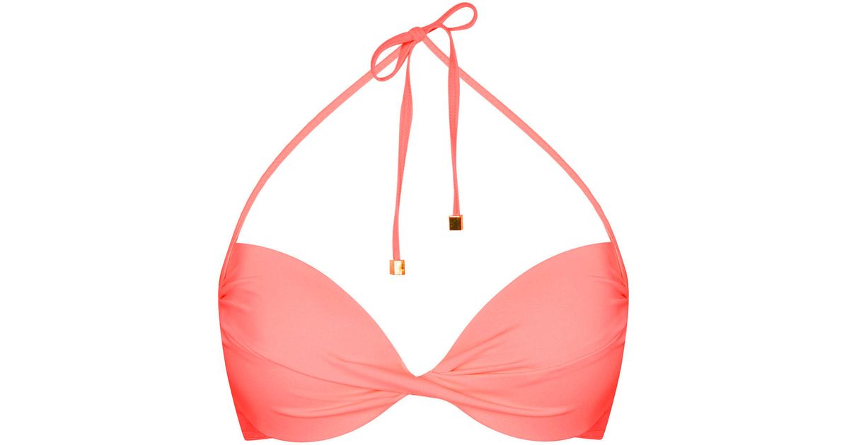 topshop pink bikini