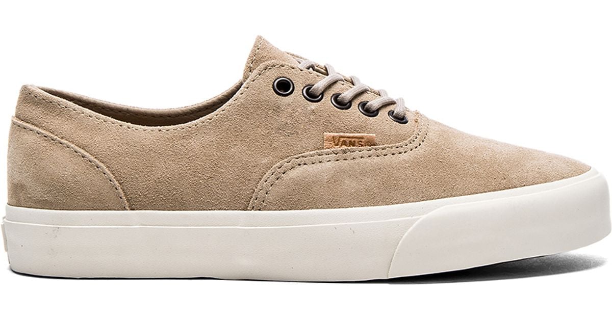 Vans California Era Decon Suede Sneakers in Natural for Men | Lyst