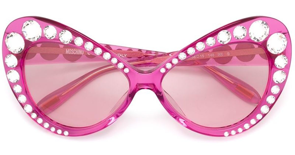 moschino pink sunglasses
