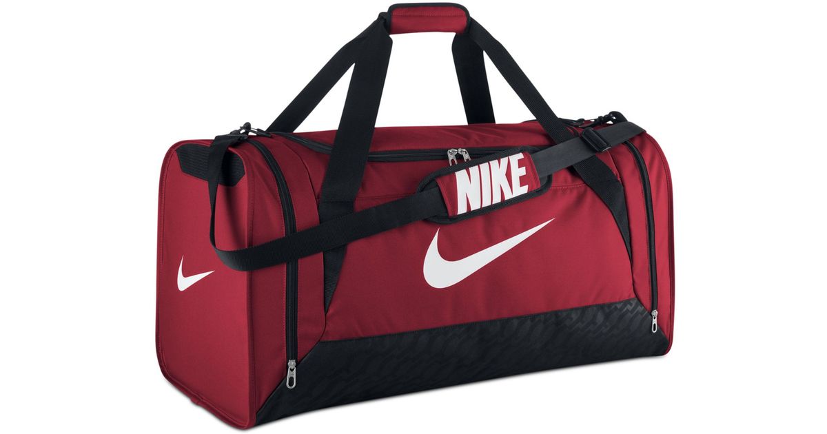 Nike Brasilia 6 Large Duffle Bag in Red for Men | Lyst