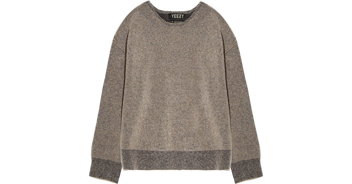 yeezy boucle sweater