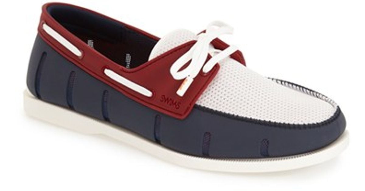 swims boat loafer