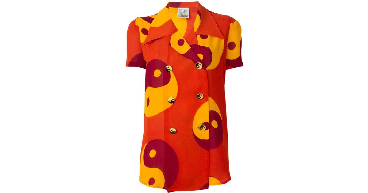 Moschino Yin Yang Shirt | Lyst