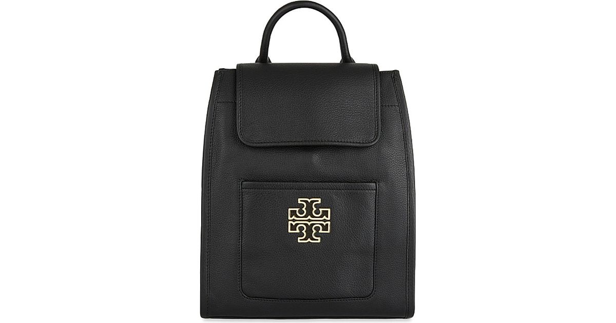 tory burch backpack leather