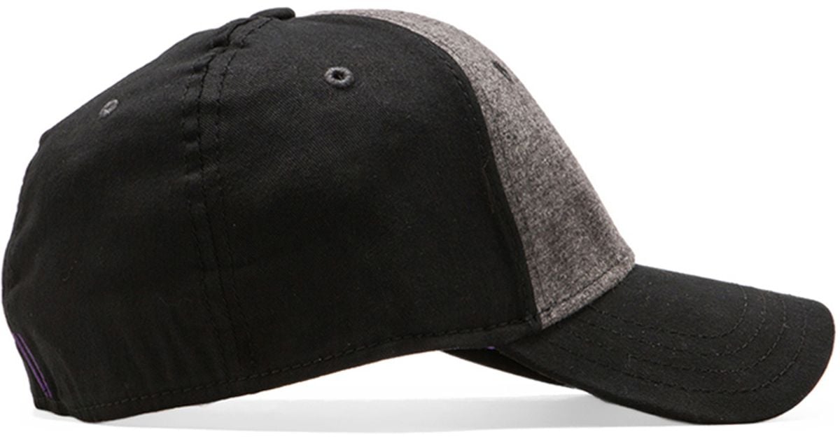 Gents Boys Jersey Knit Baseball Hat Cap Gray and Black 