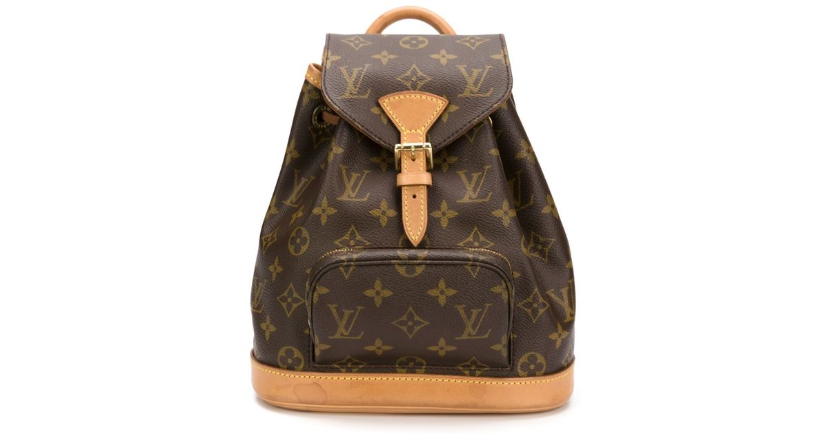 Louis Vuitton Monogram Backpack in Brown for Men | Lyst