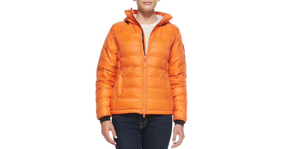 canada goose orange puffer
