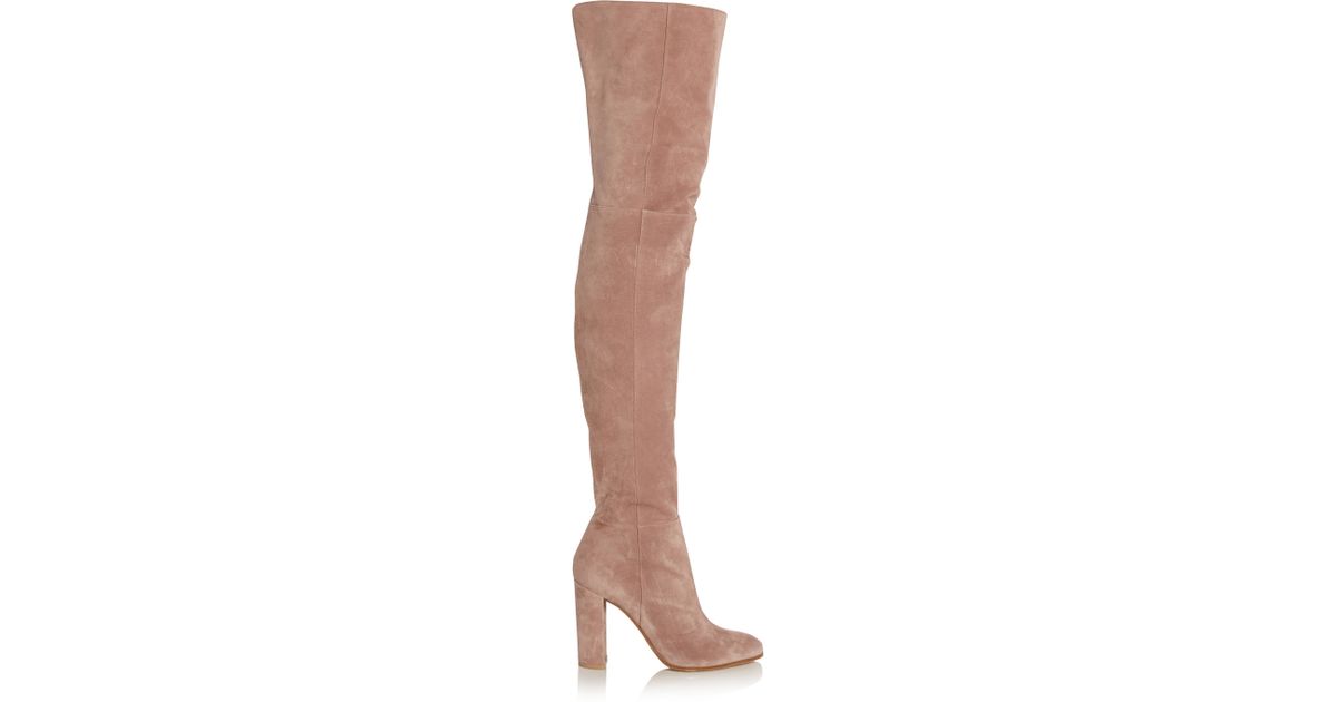 gianvito rossi over the knee suede boots
