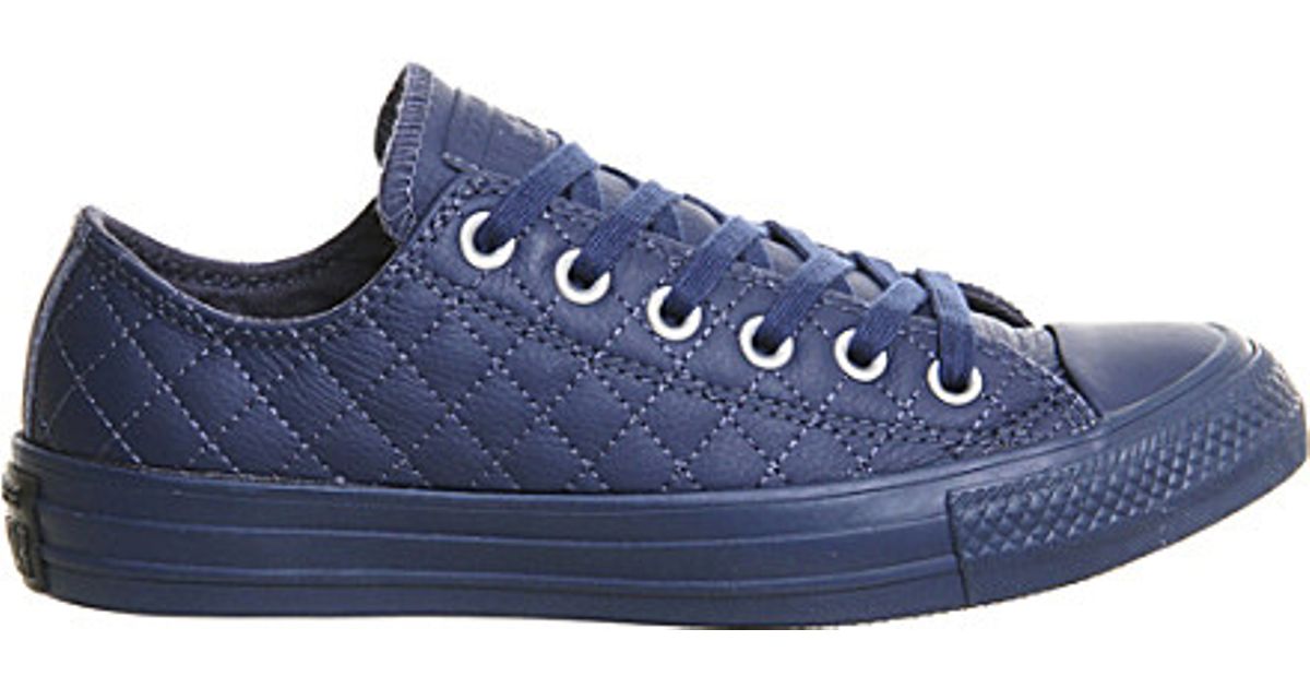 blue quilted converse