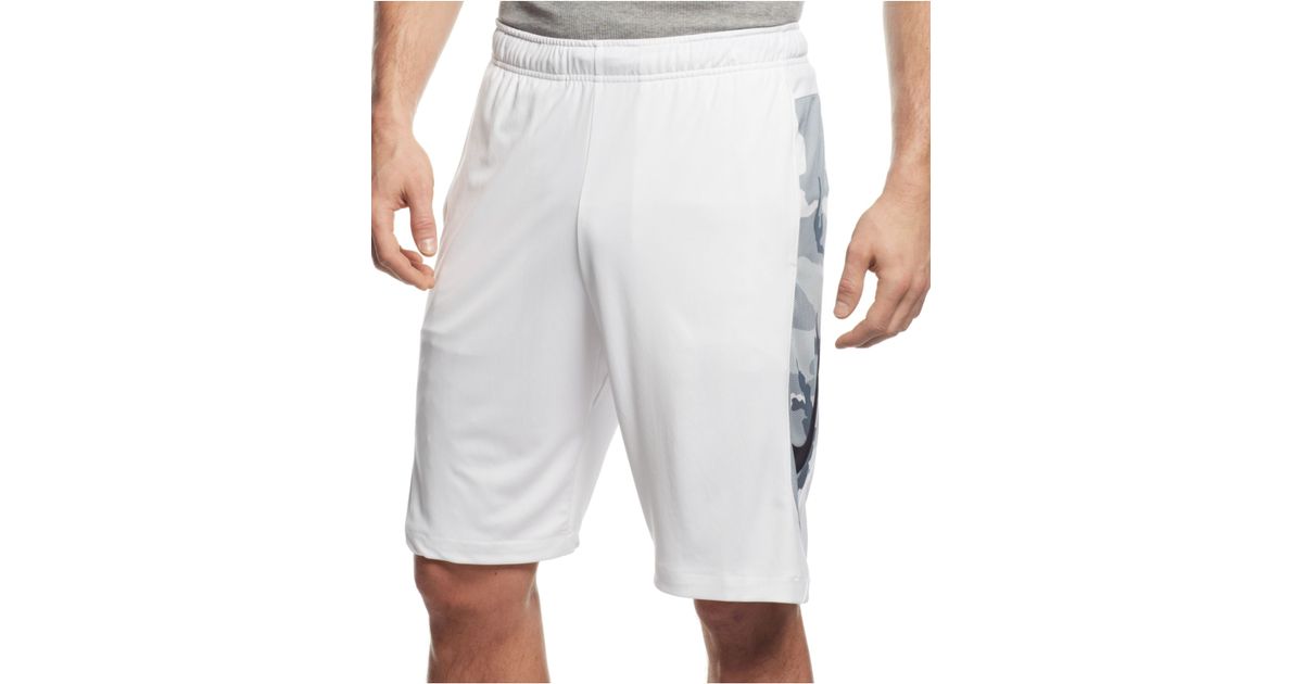 Nike 10" Hyperspeed Knit Camo Performance Shorts in White for Men | Lyst
