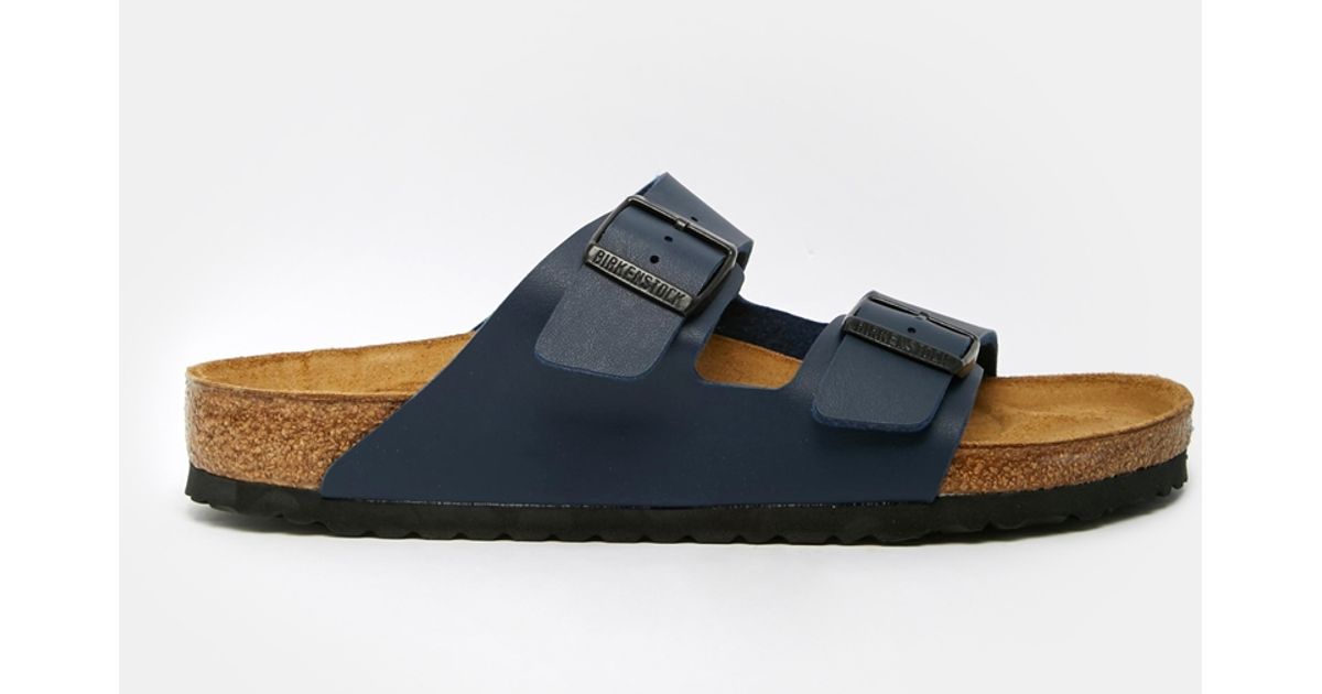 Birkenstock Arizona Sandals in Navy (Blue) for Men Lyst