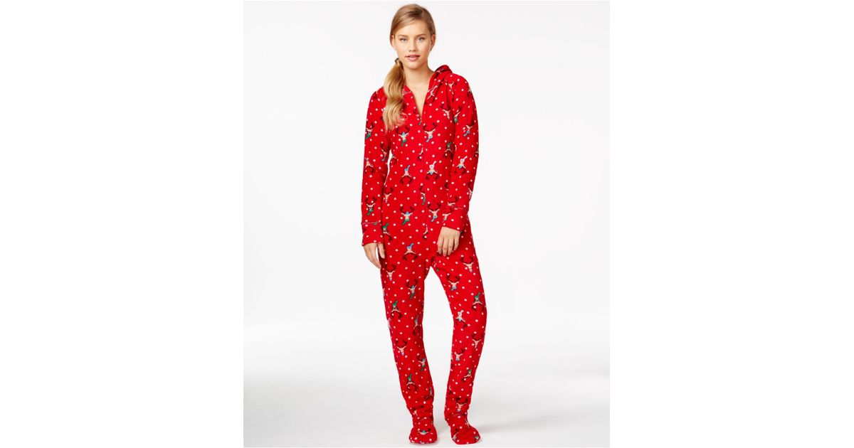 macys womens red jumpsuit