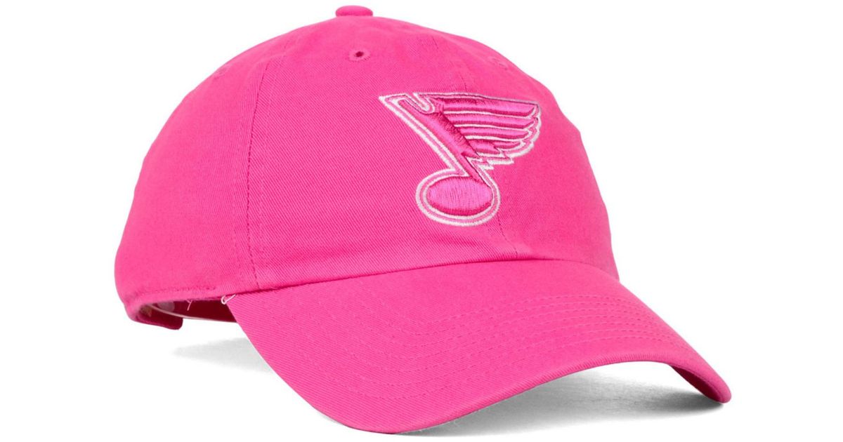 pink stl blues jersey