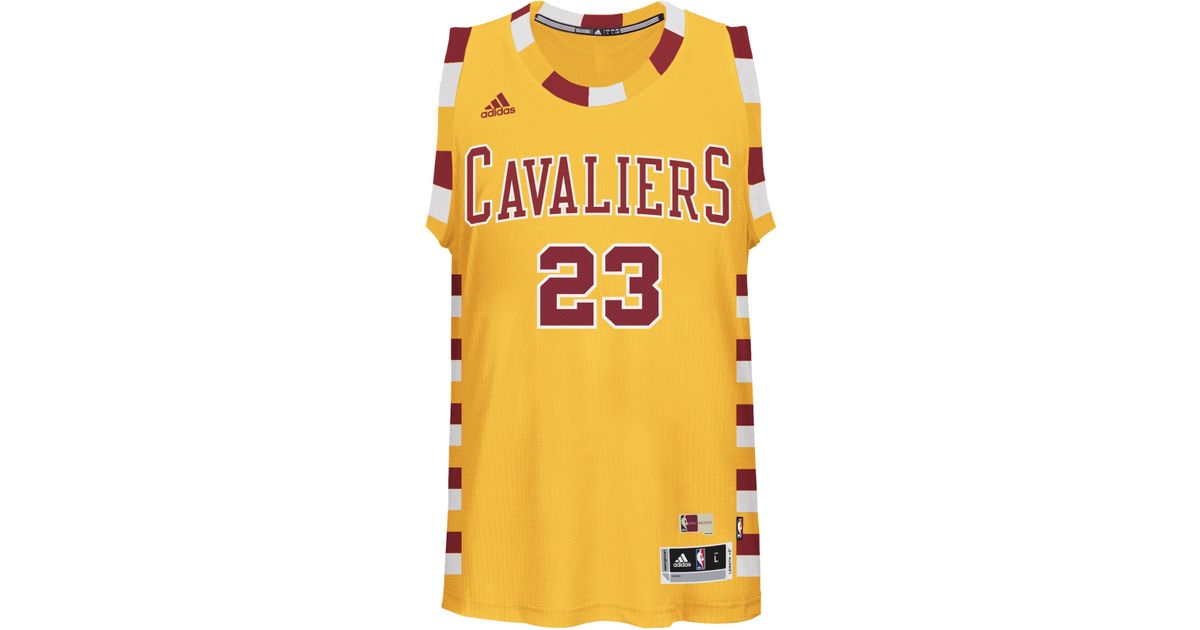 lebron james yellow cavs jersey