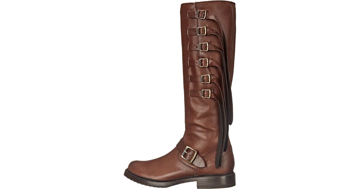 frye veronica strap tall boots