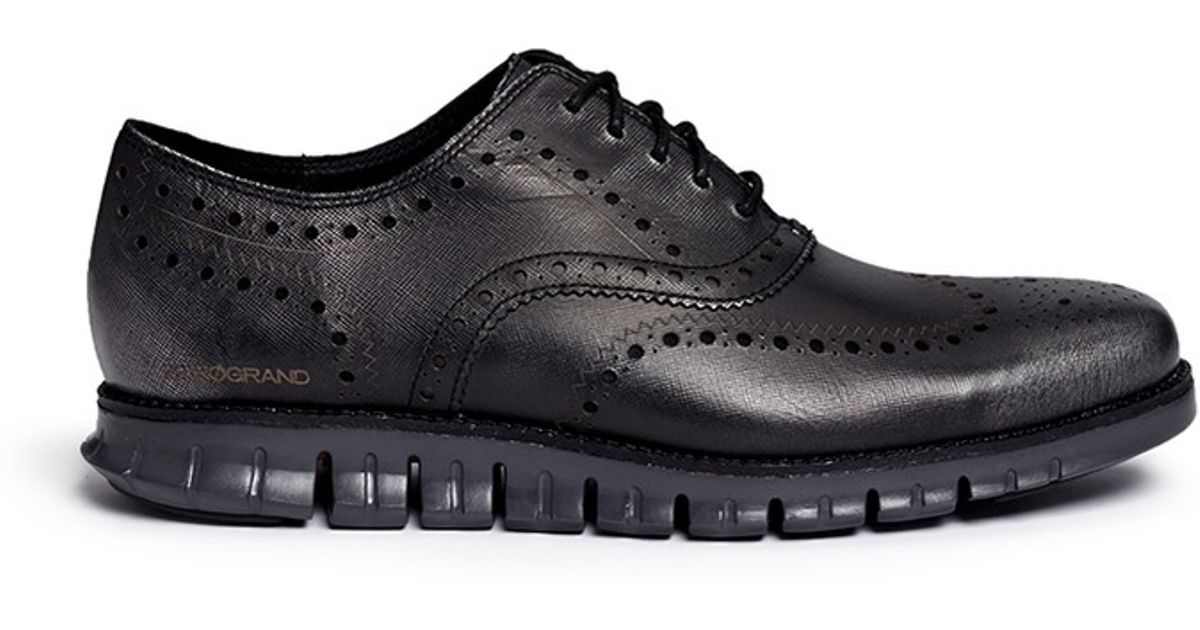 cole haan zerogrand black leather