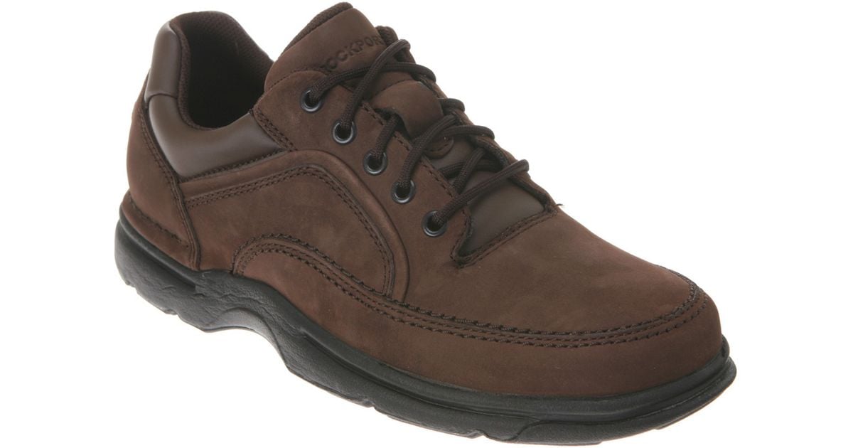 Rockport Leather Eureka in Chocolate Nubuck (Brown) for Men - Lyst